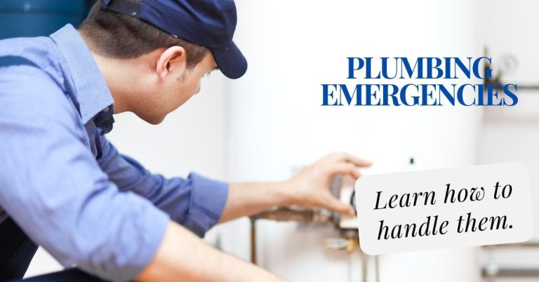 Plumber doing plumbing emergencies - Louw Bros.